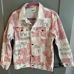 Rolla's Free People Coca Cola Denim Jacket
Retro Oversized Trucker Style Medium